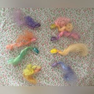 Vintage Lady Lovely Locks Pixie Hair Clips Set 80s Kids